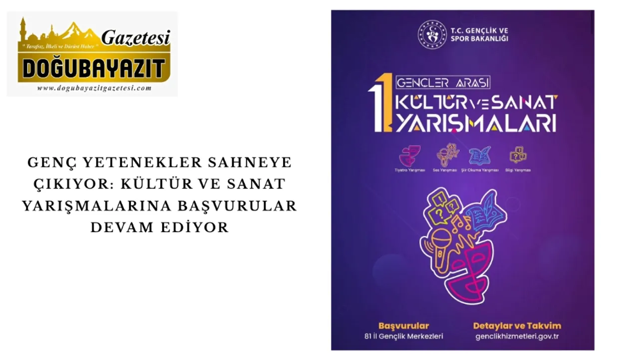 GENÇ YETENEKLER SAHNEYE ÇIKIYOR: KÜLTÜR VE SANAT YARIŞMALARINA BAŞVURULAR DEVAM EDİYOR