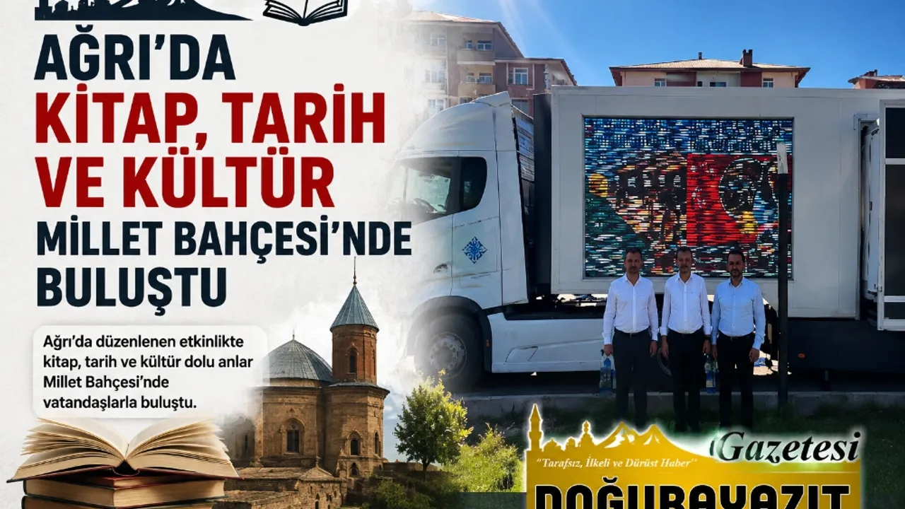 AĞRI’DA KİTAP, TARİH VE KÜLTÜR MİLLET BAHÇESİ’NDE BULUŞTU – Doğubayazıt Gazetesi