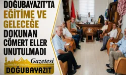 DOĞUBAYAZIT’TA EĞİTİME VE GELECEĞE DOKUNAN CÖMERT ELLER UNUTULMADI