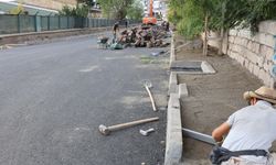 Ağrı Belediyesi kent genelinde kaldırım çalışması başlattı
