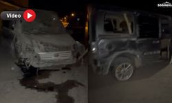 Doğubayazıt’ta araç evin duvarına çarpıp takla attı