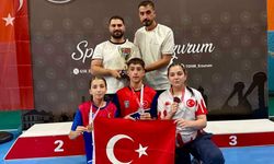 Ağrılı tekvandocular Erzurum'daki turnuvadan madalyalarla ayrıldı
