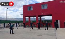 Doğubayazıt itfaiyesi zorlu görevlere kondisyonla hazırlanıyor