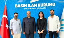 Doğubeyazıt Gazetesi’nden BİK Erzurum Bölge Müdürü Ali Aktaş’a ziyaret