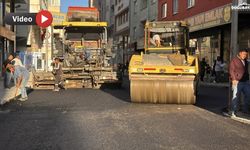 Doğubayazıt’ta belediye sahada: Çarşı merkezinin en işlek caddesi asfaltlandı
