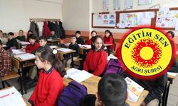 Kalıcı çözüm çağrısı: Eğitim Sen Ağrı'daki eğitim sorunlarını sıraladı