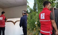 Patnos’ta Kızılay’dan İhtiyaç Sahibi Aileye Yatak, Baza ve Başlık Desteği