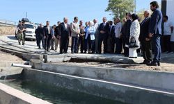 Taşlıçay'da 500 kilo kapasiteli yeni alabalık tesisi açıldı
