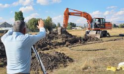 Ağrı’da altyapısı olmayan sokağa 500 metrelik çalışma