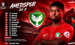 Amedspor'da ilk 11 belli oldu: Hasi kararını verdi