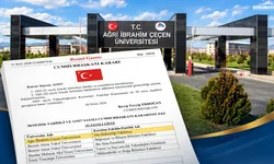 Cumhurbaşkanı Erdoğan imzaladı: Ağrı'da yeni fakülte kuruluyor