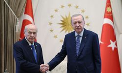 Cumhurbaşkanlığı Külliyesi'nde Erdoğan-Bahçeli buluşması