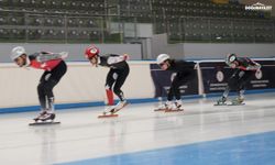 Erzurum'da short track heyecanı başlıyor