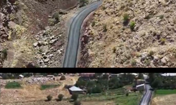Hakkâri İl Özel İdaresi Yüksekova'da 14,5 kilometrelik yolu asfaltladı