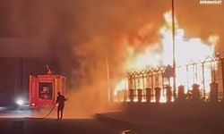 Ağrı Sebze Hali’nde büyük yangın: 2 itfaiye personeli yaralandı