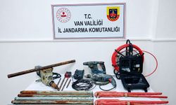 Van’da sit alanında kaçak kazı yapan 2 kişi suçüstü yakalandı