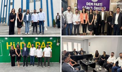 Doğubayazıt Gazetesi'nden Ağrı'da kurum temasları: Saha, borçlar ve yerel gündem masaya yatırıldı