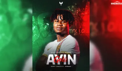 Amedspor’un gol makinesi Gift Orban’a bir ödül daha