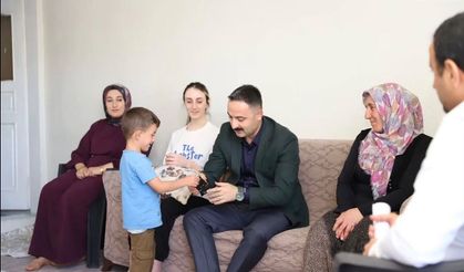Kaymakam Ayvat’tan özel gereksinimli vatandaşlara ziyaret