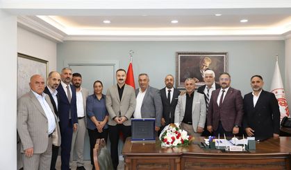 Ahilik Haftası kapsamında Doğubayazıt Kaymakamı Mustafa Ayvat’a ziyaret