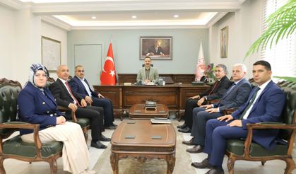 Ağrı İl Milli Eğitim Müdürü, Kaymakam Ayvat ile görüştü