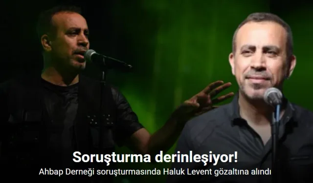 Haluk Levent gözaltına alındı