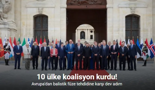 Ukrayna’nın da aralarında bulunduğu 10 Avrupa ülkesi "Balistik Füze Savunma Koalisyonu" kurdu