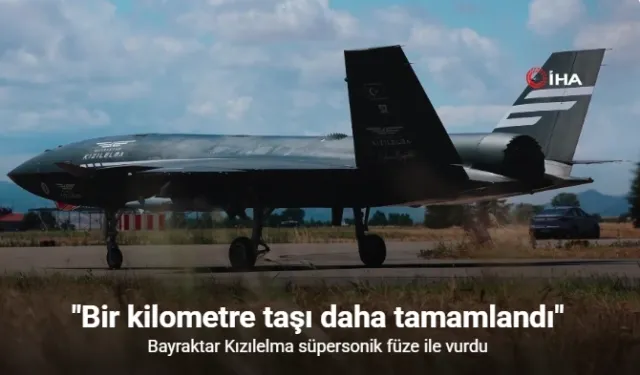 Bayraktar Kızılelma süpersonik füze ile vurdu