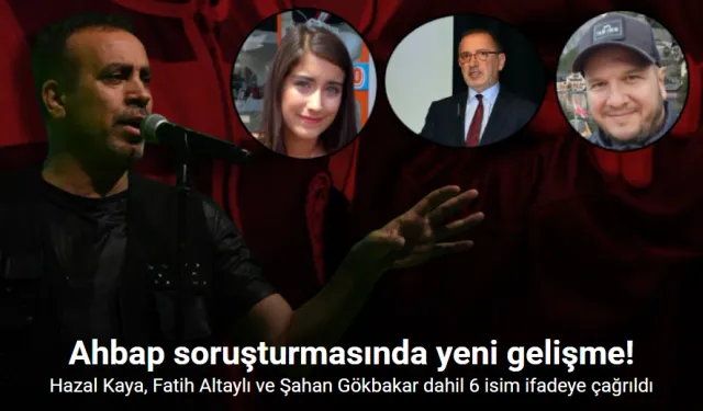 Ahbap soruşturmasında yeni gelişme!