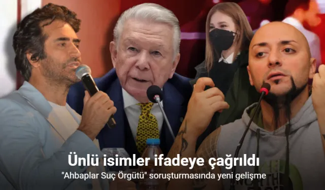 Uğur Dündar, Mahsun Kırmızıgül, Gülben Ergen, Elçin Sangu ile Hayko Cepkin ifadeye çağrıldı