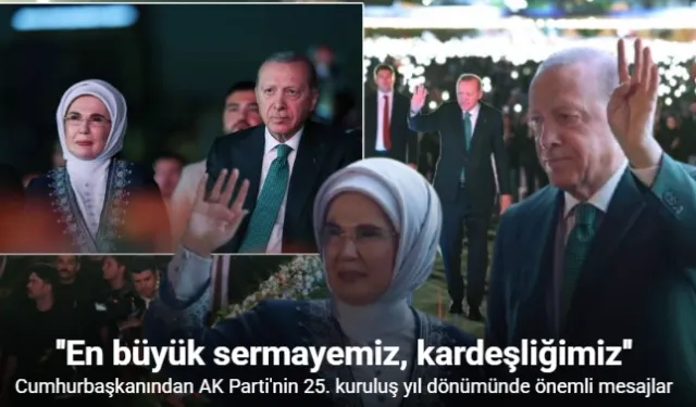 Cumhurbaşkanı Erdoğan: "Allah ömür ve sağlık verirse daha nice yıllar Türkiye’ye hizmet mücadelesi içinde olacağım"