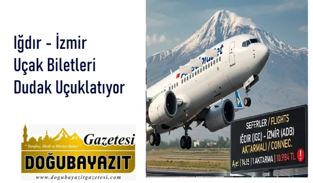 Iğdır - İzmir Uçak Biletleri Dudak Uçuklatıyor