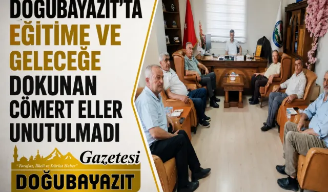 DOĞUBAYAZIT’TA EĞİTİME VE GELECEĞE DOKUNAN CÖMERT ELLER UNUTULMADI
