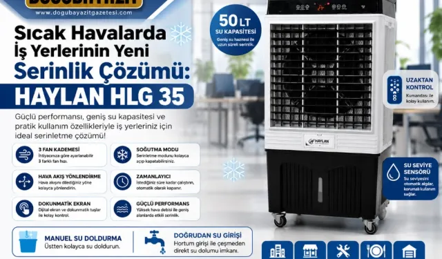 SICAK HAVALARDA İŞ YERLERİNİN YENİ SERİNLİK ÇÖZÜMÜ: HAYLAN HLG 35