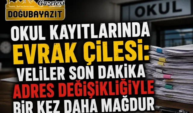 OKUL KAYITLARINDA EVRAK ÇİLESİ: VELİLER SON DAKİKA ADRES DEĞİŞİKLİĞİYLE BİR KEZ DAHA MAĞDUR