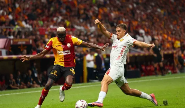Trendyol Süper Lig: Galatasaray: 1 - Göztepe: 1 (İlk yarı)
