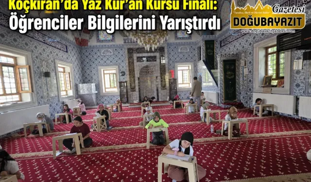 KOÇKIRAN’DA YAZ KUR’AN KURSU FİNALİ: ÖĞRENCİLER BİLGİLERİNİ YARIŞTIRDI