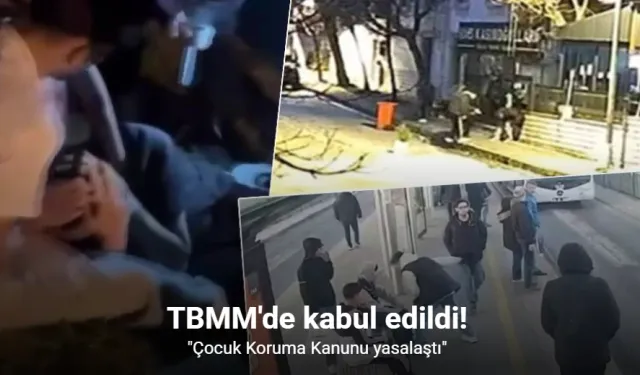 Suça sürüklenen çocuk yasası TBMM’de kabul edildi