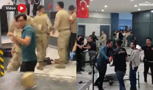 Doğubayazıt’ta sınır kapısında arbede: O anlar kameraya yansıdı
