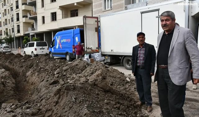 Ağrı Patnos'ta altyapı seferberliği: Başkan çalışmaları yerinde inceledi