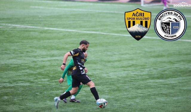Ağrıspor sahasında kayıp: Erciyes 38'e 3 puan kaptırdı