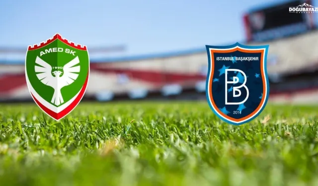 Amedspor-Başakşehir maçı hangi kanalda? Canlı yayın ve geçmiş maçlar