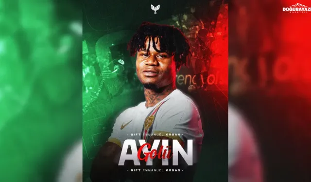 Amedspor’un gol makinesi Gift Orban’a bir ödül daha