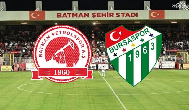 Batman Petrolspor-Bursaspor maçı ne zaman, hangi kanalda?
