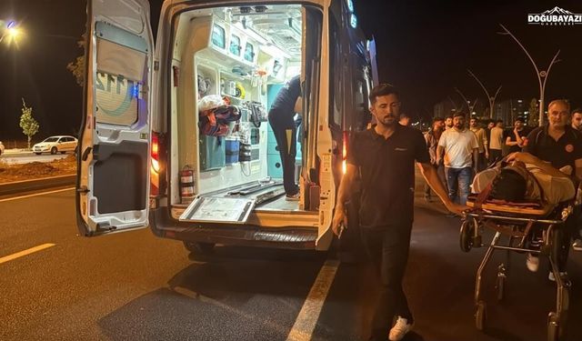 Diyarbakır'da kamyonetin kapısı aniden açıldı: Yolcu yola savruldu