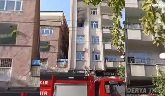 Diyarbakır’da korkutan yangın