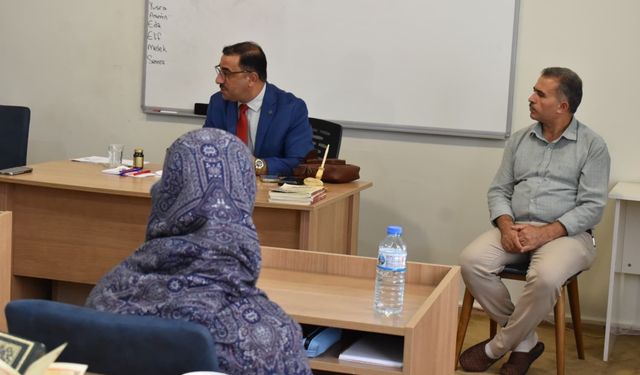 Doğubayazıt’ta hafızlık eğitimi yerinde incelendi