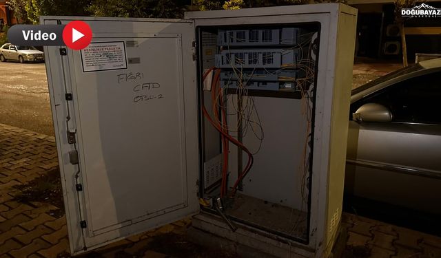 Doğubayazıt'ta kapağı açık bırakılan panolara karşı acil önlem çağrısı