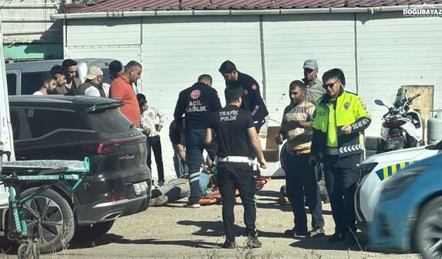 Doğubayazıt’ta araç işçilerin arasına daldı: Yaralılar var