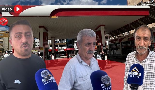 Doğubayazıt’ta motorin 100 TL sınırını aşıyor: Vatandaş tepkili